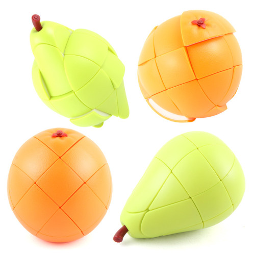 兒童新款水果魔方套裝系列 桃子梨檸檬水果扭轉方塊新奇特玩具 兒童新款水果魔方套裝系列 桃子梨檸檬水果扭轉方塊新奇特玩具