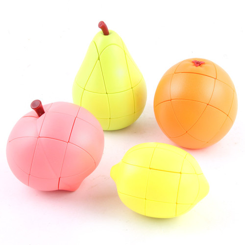 兒童新款水果魔方套裝系列 桃子梨檸檬水果扭轉方塊新奇特玩具 兒童新款水果魔方套裝系列 桃子梨檸檬水果扭轉方塊新奇特玩具