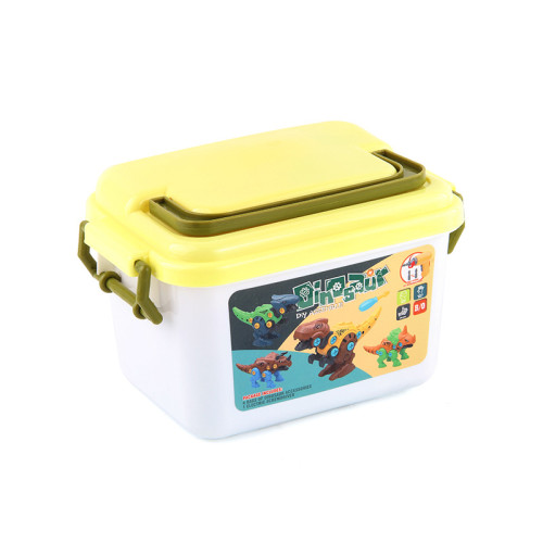 男孩拆裝恐龍積木玩具 帶電鑽螺母拼裝恐龍積木套裝 男孩拆裝恐龍積木玩具 帶電鑽螺母拼裝恐龍積木套裝