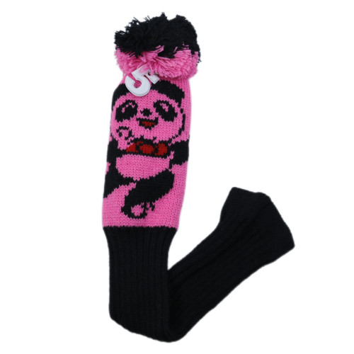 高爾夫球桿套針織熊貓毛線3點套135號木高爾夫用品 高爾夫球桿套針織熊貓毛線3點套135號木高爾夫用品