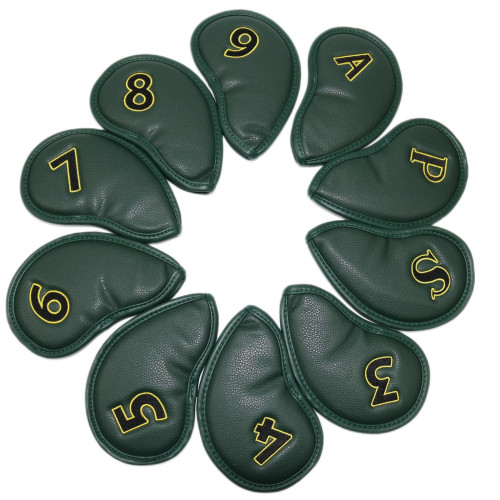 高爾夫數字刺綉鐵桿頭套 10點鐵桿套 保護套防水耐磨桿套簡約款 高爾夫數字刺綉鐵桿頭套 10點鐵桿套 保護套防水耐磨桿套簡約款