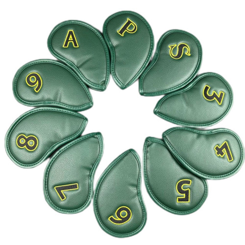 高爾夫數字刺綉鐵桿頭套 10點鐵桿套 保護套防水耐磨桿套簡約款 高爾夫數字刺綉鐵桿頭套 10點鐵桿套 保護套防水耐磨桿套簡約款