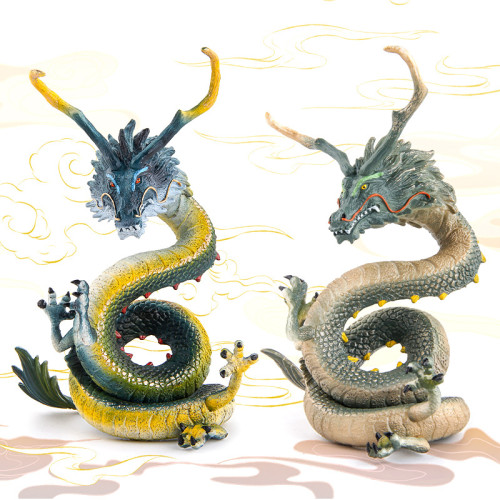 家 兒童仿真神話飛龍神獸 青龍硃雀白虎玄武擺件動物玩具 家 兒童仿真神話飛龍神獸 青龍硃雀白虎玄武擺件動物玩具