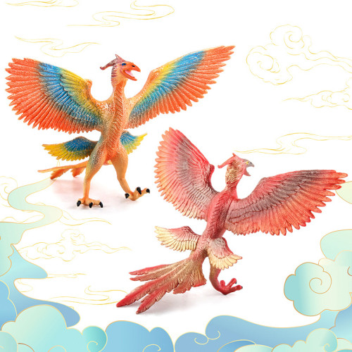 家 兒童仿真神話飛龍神獸 青龍硃雀白虎玄武擺件動物玩具 家 兒童仿真神話飛龍神獸 青龍硃雀白虎玄武擺件動物玩具