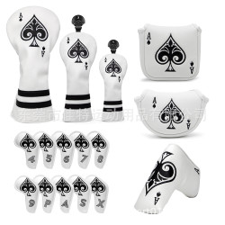 高爾夫球桿套推桿套golf用品pu保護套桿頭套保護套通用club