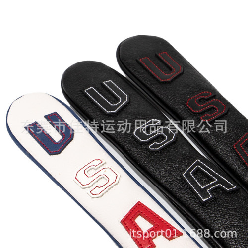 高爾夫定位桿套USA標志練習保護套方向指示棒桿帽套