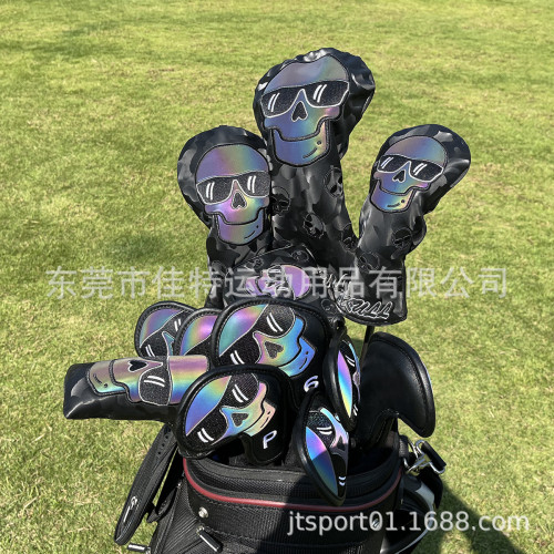 高爾夫推桿套Golf用品骷髏頭球桿套禮品桿頭套一字保護套 高爾夫推桿套Golf用品骷髏頭球桿套禮品桿頭套一字保護套