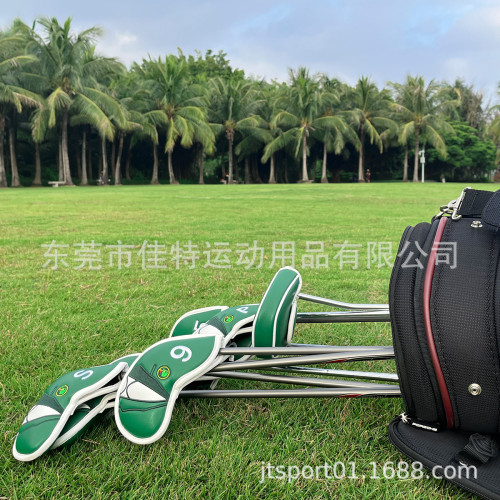 高爾夫大師賽綠夾克鐵桿套golf用品個性鐵桿套木桿套推桿套 高爾夫大師賽綠夾克鐵桿套golf用品個性鐵桿套木桿套推桿套