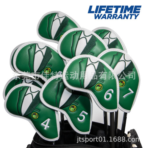 高爾夫大師賽綠夾克鐵桿套golf用品個性鐵桿套木桿套推桿套 高爾夫大師賽綠夾克鐵桿套golf用品個性鐵桿套木桿套推桿套