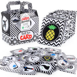 24PC嬰兒軟卡片玩具布書收納袋動物水果布書益智早教寶寶玩具