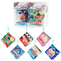  嬰兒撕不爛布書 6頁12面早教認知布書玩具可水洗1套6本