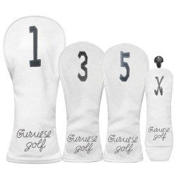 精品高爾夫球桿套135X木桿套 推桿桿套 球桿保護套桿頭套golf用品