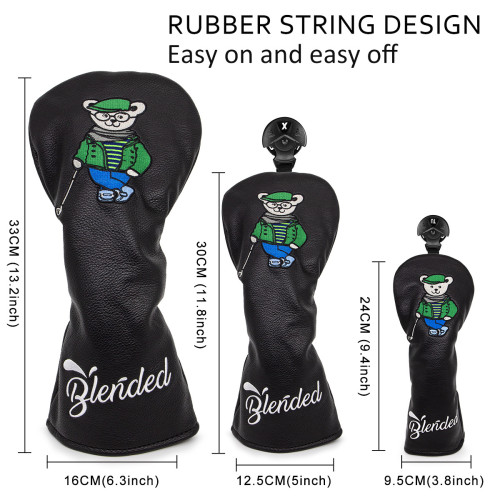 新款高爾夫木桿套一號木球道木卡通動物刺綉NEW桿頭套golf用品 新款高爾夫木桿套一號木球道木卡通動物刺綉NEW桿頭套golf用品