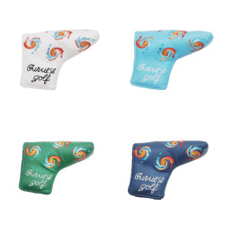 出口高爾夫球直條推桿套 半圓球桿套 golf桿頭套保護套球頭帽套