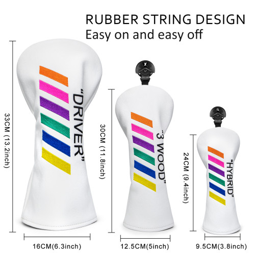 新款高爾夫球桿套簡約木桿套球道木桿頭套Golf用品創意裝飾配件 新款高爾夫球桿套簡約木桿套球道木桿頭套Golf用品創意裝飾配件