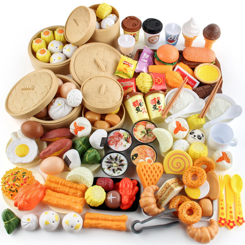 兒童益智仿真廚房食物套裝壽司油條漢堡套裝過家家玩具 兒童益智仿真廚房食物套裝壽司油條漢堡套裝過家家玩具