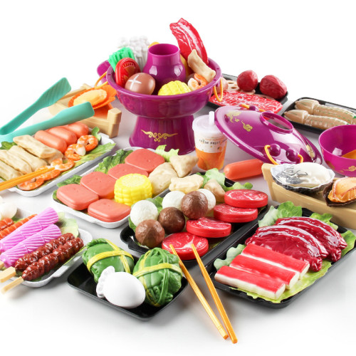 兒童過家家廚房玩具火鍋串串燒烤套裝小火鍋廚具彩盒裝 兒童過家家廚房玩具火鍋串串燒烤套裝小火鍋廚具彩盒裝