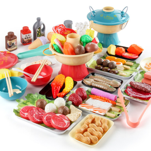 兒童過家家廚房玩具火鍋串串燒烤套裝小火鍋廚具彩盒裝 兒童過家家廚房玩具火鍋串串燒烤套裝小火鍋廚具彩盒裝