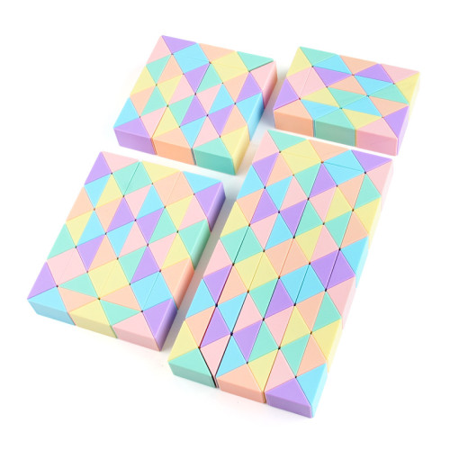 百變魔尺24段益智玩具異形折曡魔尺魔蛇馬卡龍色72段魔尺 百變魔尺24段益智玩具異形折曡魔尺魔蛇馬卡龍色72段魔尺