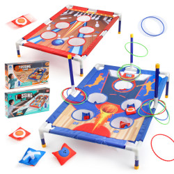 兒童室內外運動玩具投擲沙包親子互動鍛鍊投擲板套圈