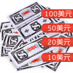 噴錢槍紙幣美元美金Money 婚慶紙幣聖誕節派對道具