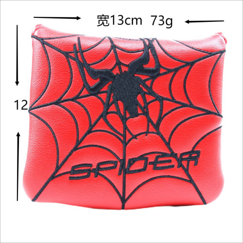 高爾夫球桿套方形毒蜘蛛推桿帽套速髮高爾夫用品配件