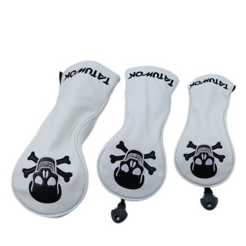 高爾夫球桿保護套木桿135骷髏頭款高爾夫配件 高爾夫球桿保護套木桿135骷髏頭款高爾夫配件