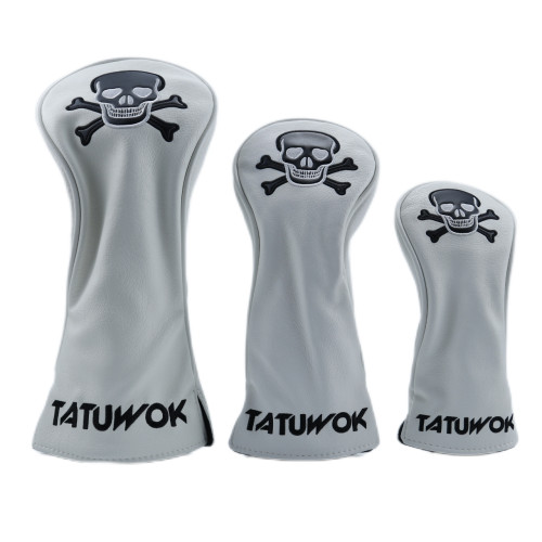 高爾夫球桿保護套木桿135骷髏頭款高爾夫配件 高爾夫球桿保護套木桿135骷髏頭款高爾夫配件