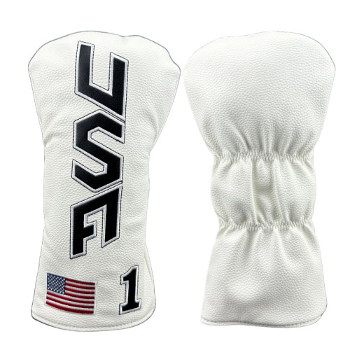 高爾夫USA貼字木桿套球桿帽套保護套高爾夫配件 高爾夫USA貼字木桿套球桿帽套保護套高爾夫配件