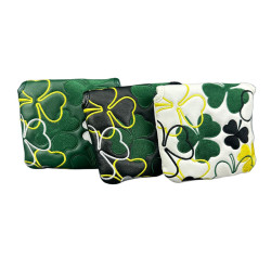 高爾夫球桿套三葉草方形推桿套高爾夫用品配件