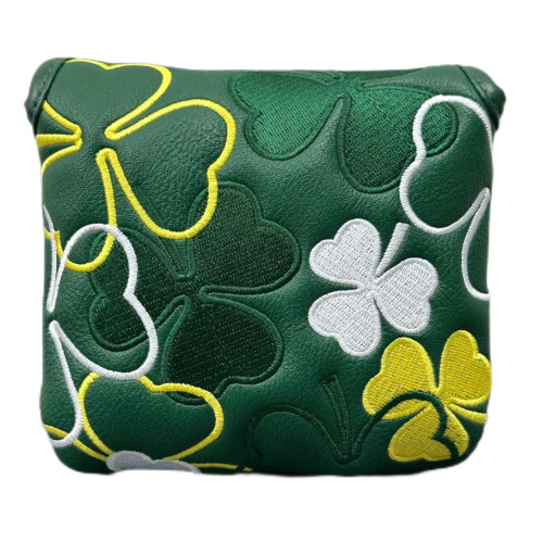 高爾夫球桿套三葉草方形推桿套高爾夫用品配件