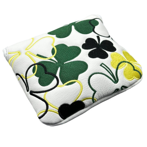 高爾夫球桿套三葉草方形推桿套高爾夫用品配件