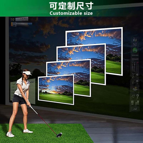 高爾夫模擬器靶心布 尺寸可定加厚模擬器防火消音幕布