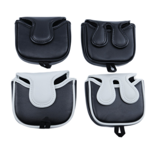 高爾夫球桿套高爾夫用品配件 高爾夫球桿推桿帽套方形黑色白色單