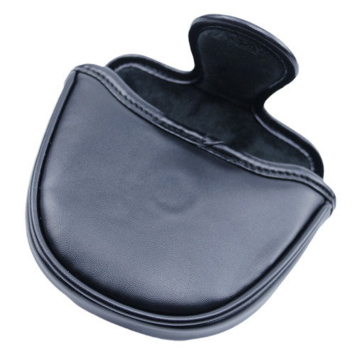 鯊魚直條半圓型黑高爾夫用品配件 高爾夫球桿推桿帽套