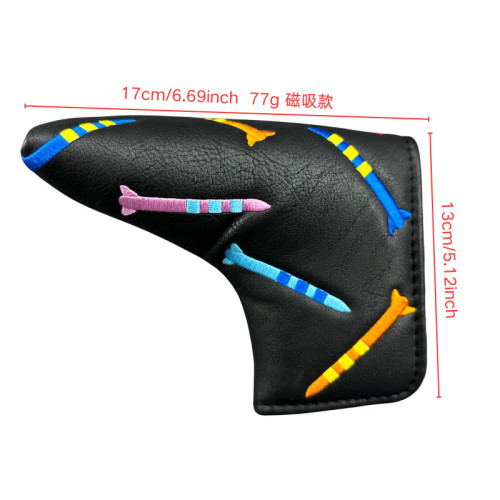 高爾夫球桿推桿套火箭款磁鐵閉合高爾夫用品配件