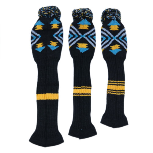 高爾夫球桿套高爾夫用品配件 高爾夫球桿木桿帽套風向標針織套 高爾夫球桿套高爾夫用品配件 高爾夫球桿木桿帽套風向標針織套