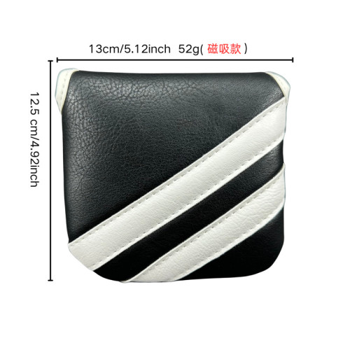 兩斜條四方形高爾夫球桿帽套高爾夫用品配件 高爾夫球桿推桿套 兩斜條四方形高爾夫球桿帽套高爾夫用品配件 高爾夫球桿推桿套