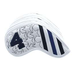 高爾夫球桿五角星黑白鐵桿套高爾夫用品配件