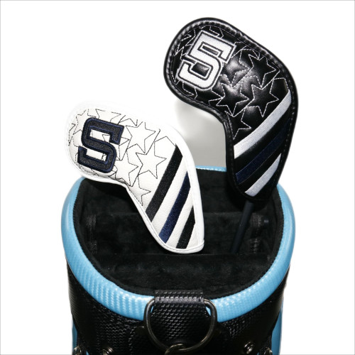 高爾夫球桿五角星黑白鐵桿套高爾夫用品配件