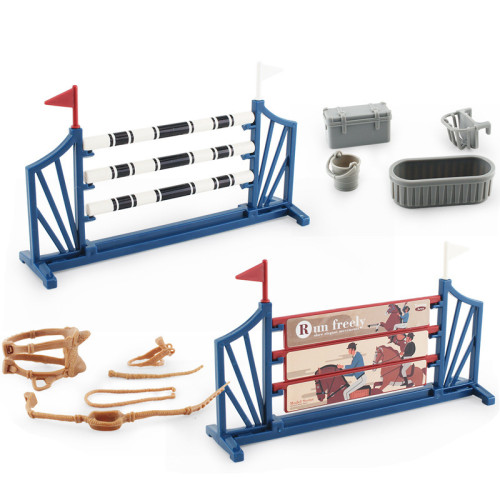 仿真牧場場景裝飾配件馬鞍馬欄涼亭食槽圍欄靜態模型擺件 仿真牧場場景裝飾配件馬鞍馬欄涼亭食槽圍欄靜態模型擺件