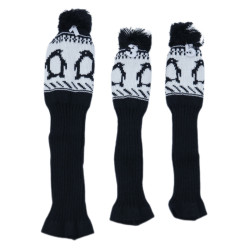 高爾夫球桿套高爾夫用品配件高爾夫球桿企鵞毛線針織木桿套