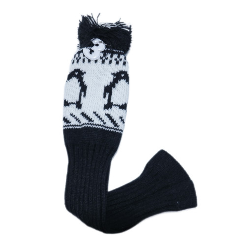 高爾夫球桿套高爾夫用品配件高爾夫球桿企鵞毛線針織木桿套