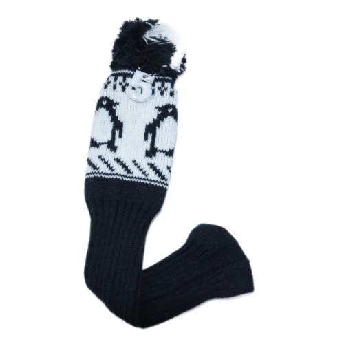 高爾夫球桿套高爾夫用品配件高爾夫球桿企鵞毛線針織木桿套