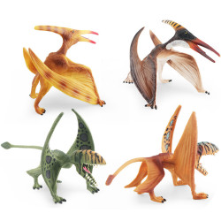 新品仿真侏羅紀恐龍模型兒童認知無齒翼龍翼手龍靜態玩具