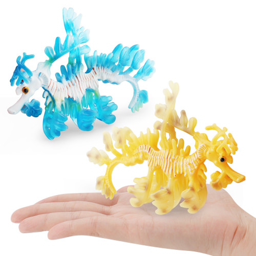 新品仿真海洋動物海龍模型楊枝魚錢串子海底生物裝飾擺件 新品仿真海洋動物海龍模型楊枝魚錢串子海底生物裝飾擺件