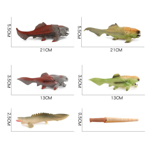 鸚鵡螺桿菊石鄧氏魚裝飾擺件玩具仿真海洋遠古生物模型 鸚鵡螺桿菊石鄧氏魚裝飾擺件玩具仿真海洋遠古生物模型