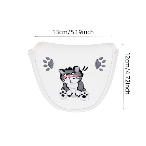 韓單出口 可愛貓咪高爾夫球桿套鐵桿套推桿套球頭帽套桿頭套