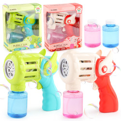 夏季新品手持五孔全自動吹泡泡槍兒童休閒玩具電動泡泡槍