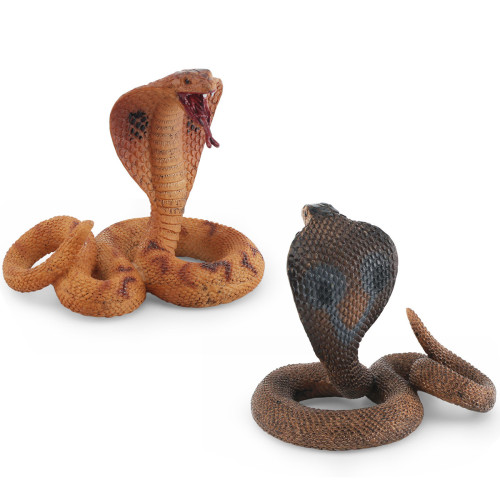 家仿真爬行動物眼鏡蛇模型響尾蛇整盅裝飾靜態桌面擺件玩具 家仿真爬行動物眼鏡蛇模型響尾蛇整盅裝飾靜態桌面擺件玩具